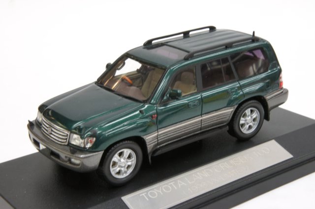 ハイストーリー Hi-Story 1/43 トヨタ ランドクルーザー(UZJ100W) VXリミテッド 1998年 ダークグリーンマイカ(HS021DG)