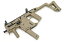 KSC クリス USA ベクター SMG タンカラーバージョン システム7 精密ラバーチェンバー搭載 ガスブローバック