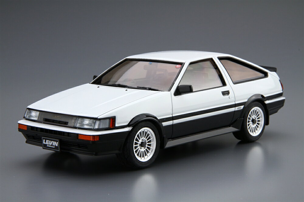 アオシマ 1/24 トヨタ AE86 カローラレビンGT-APEX '85 スケールモデル ザ☆モデルカー No.17