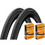 タイヤとチューブ各2本セット Continental コンチネンタル Ultra Sport 3 ウルトラスポーツ3 クリンチャータイヤ 700×28C + Race28 Wide 仏式42mm タイヤとチューブ各2本セット Continental コンチネンタル Ultra Sport 3 ウルトラスポーツ3 クリンチャータイヤ 700×28C + Race28 Wide 仏式42mm