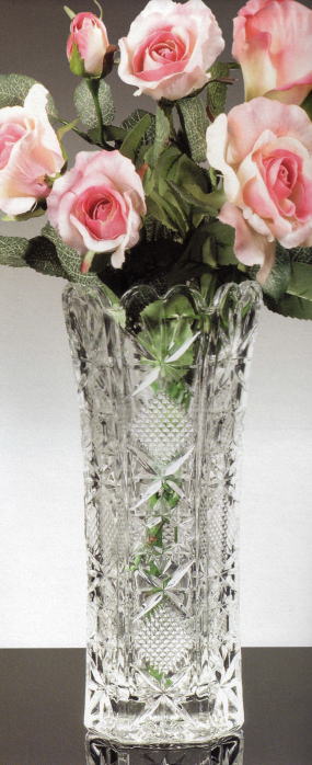 カットガラス花瓶