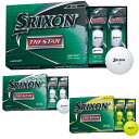 【オウンネーム対応ゴルフボール】ダンロップ スリクソン SRIXON トライスター TRI-STAR ゴルフボール 1ダース(12個入り)【20】