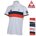 【半袖シャツ系】【QG1510】【NEW春夏モデル】le coq-ルコック- MENS (メンズ) 半袖ポロシャツ【17】【トップス】【ウエア】M,L,LL,3L【ゴルフ用品】