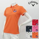 Callaway Apparel キャロウェイアパレル レディース 半袖シャツ ポロシャツ 241-7251800 秋冬モデル 吸汗速乾 半袖 ポロシャツ (ハイブリッドマジック)【17】ゴルフウェア トップス