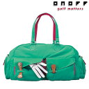 【当店在庫商品】【ボストンバッグ系】【OV0716】ONOFF-オノフ- LADYS (レディース) ゴルフ用 ボストンバッグ【バッグ3】【2016年コレクション】