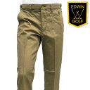 【ロングパンツ系】【KG503L】【46%OFF!!】EDWIN GOLF-エドウィンゴルフ- MENS (メンズ) クラシック レギュラー ストレートパンツ【ボトムス】【ウエア】S,M,L,XLサイズ【ゴルフ用品】