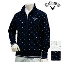 【ブルゾン系】【241-7158501】【NEW春夏モデル】【クリアランスセール】Callaway Apparel-キャロウェイ アパレル- MENS (メンズ) シェリフプリント フルジップ 長袖ブルゾン【17】【トップス】【ウェア】M,L,LL,3Lサイズ【ゴルフ用品】