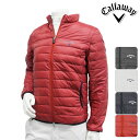 【ブルゾン系】【241-5210767】【50%OFF】【2015年秋冬モデル】Callaway-キャロウェイ- MENS (メンズ) 2WAYダウンブルゾン(収納ポーチ付き)【トップス】【ウエア】M,L,LL,3Lサイズ【ゴルフウェア】
