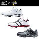 【シューズ系】【51GQ1430★】ミズノ(Mizuno)ゴルフシューズ メンズ ボア スパイク 幅広 ワイドスタイル wide style boa 001 メンズゴルフシューズ 小さいサイズ 大きいサイズ 24.5cm 25cm 25.5cm 26cm 26.5cm 27cm 27.5cm 28cm/激安 セール【足幅:4E(EEEE)】