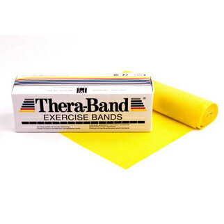 THERA-BAND　セラバンド・黄色　（強度1）　6ヤード　（5.5M）■約15%OFF!リハビリテーションから、筋肉の伸縮トレーニングに最適!!Hygenic Corporation