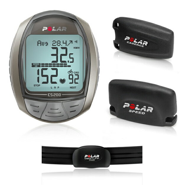 心拍数、スピード、距離の全てがワイヤレス計測！POLAR　（ポラール）　POLAR CS200cad N （ポラール・CS200cad N）【smtb-k】【kb】[心拍数トレーニング][スポーツ心拍計][疲労度の確認]