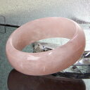 【女性用Lサイズ】ローズクォーツ バングル|Rose 紅水晶 ローズクォーツ【ブレスレット Bracelet Bangle バングル 腕輪】メンズ Men's レディース Ladies 限定 天然石 ローズクォーツ