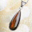 アンモライト ペンダント|コーライト ammonite ammolite アーポアク カルセンティン アンモライト【Pendant ネックレス シルバー ペンダント Silver Necklace】メンズ レディース 一点物アイテム アンモライト