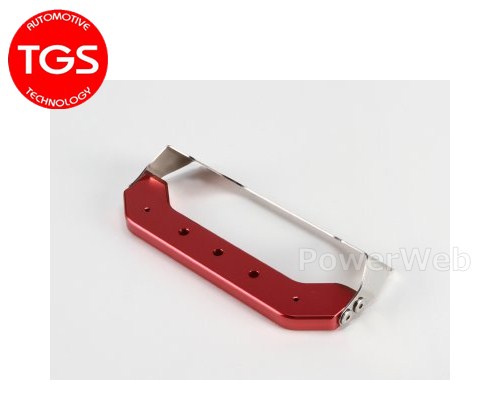 TGS/X-Fang [RG18444RD] ビレットリアゲートグリップ アルマイト レッド デリカD:5 ALL (MC後CV1W装着可能)