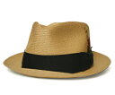 ニューヨークハット 帽子 ストローハット 中折れ NEW YORK HAT 2025 SEWN BRAID CAGNEY ショーン ブレイド キャグニー ブラック バンブー グレー 大きいサイズ メンズ レディース 送料無料 あす楽 春夏