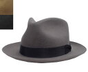 帽子 ステットソン STETSON ST123 CHATHAM WOOL マニッシュハット チャコールグレー キャメル 黒 USA 高級 日よけ メンズ レディース