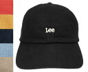 Lee リー LE LOW CAP LINEN 195-176003 BLACK PINK YELLOW NAVY BLUE BEIGE カジュアル 帽子 シンプル ロー キャップ 麻 リネン メンズ レディース 男女兼用 あす楽