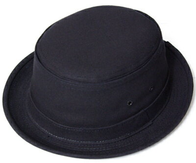 New York Hat（ニューヨークハット）ポークパイハット #3014 CANVAS STINGY, Black