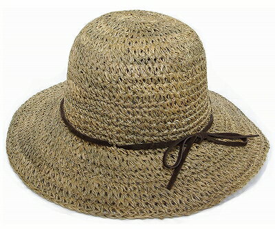 New York Hat #7117 SEA GRASS FRAMER ニューヨークハット シーグラス　フレイマー , ナチュラル　[ 帽子　麦わら帽子　レディース　レディースハット　紫外線対策　日焼け対策　最安値　]