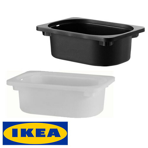 IKEA TROFAST 収納ボックス 20x30x10cm イケア トロファスト おもちゃ 収納 ボックス ホワイト ブラック子ども用 お片づけ コンビネーション DUKTIG ボックス【smtb-ms】80252579 60169312