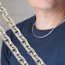 20%OFFクーポン配布中 ネックレス メンズ シルバー シルバー925 50cm チェーンネックレス チェーン だけ ニッケルフリー 金属アレルギー シンプル 大人 20代 30代 40代 50代 シンプルコーデ かっこいい