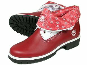 Timberland WOMEN'S ROLL TOP VRED/WHITE/RGE yeBo[h@EBY[gbvz