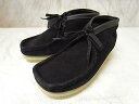 Ԍ52%OFFClarks/N[NX WALLABEE BOOT/r[u[c BLACK SUEDE