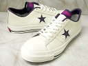 2010 SS NEW MODEL!!CONVERSE ONE STAR OX WHITEPURPLE ڥС󥹥 OX