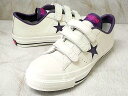 2010 SS NEW MODEL!!CONVERSE ONE STAR V-3 OX WHITEPURPLE ڥС󥹥 V-3 OX