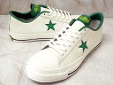 2010 SS NEW MODEL!!CONVERSE ONE STAR OX WHITEGREEN ڥС󥹥 OX