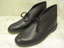 ☆サマーセール開催中☆ Clarks/クラークス DESERT BOOT/デザートブーツ BLACK LEATHER 【UK規格モデル】