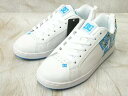 SALE!!送料無料!!DC SHOE W'S COURT GRAFFIK SE WHITE/WHITE/TURQUOISE 【ディーシーシュー ウィメンズ コートグラフィック SE】
