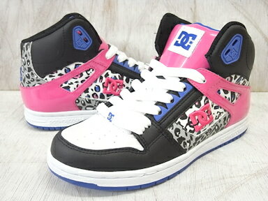 ☆店内セール開催中☆ DC SHOE WOMEN'S REBOUND HI BLACK/PRINT (BKN) 【ディーシーシュー　ウィメンズ リバウンド ハイ】2012 SUMMER NEW ITEM!!