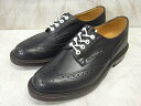 ☆店内セール開催中☆ Tricker's Brogue Shoes/m5633 "Bourton" Dainite Studded Sole Navy Blue Antique 【トリッカーズ ブローグシューズ "バートン" ダイナイトソール】