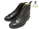 【Tricker's Monkey Boots M6087】 Tricker's Lace Up Boots/m6087 Dainite Studded Sole Black Calf 【トリッカーズ モンキーブーツ ダイナイトソール】
