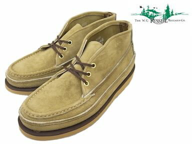 RUSSELL MOCCASIN SPORTING CLAYS CHUKKA Tan Laramie Single Vamp [bZJV@X|[eBO NC `bJu[c]