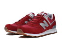 ニューバランス 574 レッド メンズ レディース スニーカー new balance ML574 HRT newbalance ML574HRT RED