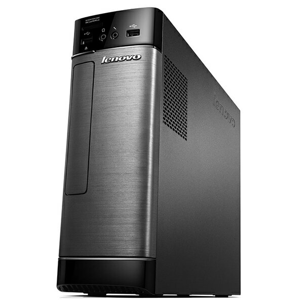 【送料無料】Lenovo 57318491 ブラック+シルバー H520s [デスクトップパソコン(モニタ無し)/HDD500GB/DVDスーパーマルチドライブ]