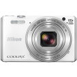 【送料無料】Nikon COOLPIX S7000WH ホワイト [コンパクトデジタルカメラ (1602万画素)]