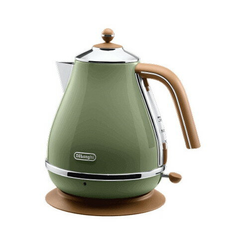 【送料無料】デロンギ(Delonghi) KBOV1200J-GR オリーブグリーン アイコナ・ヴィンテージ コレクション [電気ケトル（1.0L）]