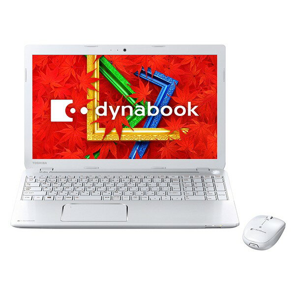 【送料無料】東芝 PT55445KSXW リュクスホワイト dynabook T554 [ノートパソコン 15.6型ワイド液晶...