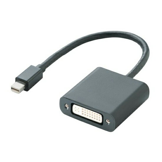 ELECOM AD-MDPDVIBK ブラック [Mini DisplayPort-DVI…...:premoa:10291784