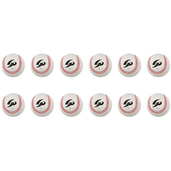 GP (ジーピー) 野球 ボール 硬式練習球 天然皮革 12個入り (1白箱) (34474)の画像