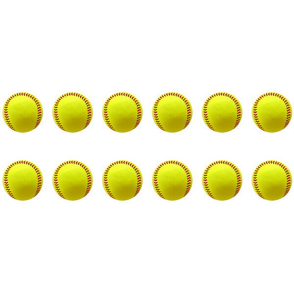 GP (ジーピー) 野球 ボール 硬式練習球 蛍光イエロー (34915)の画像