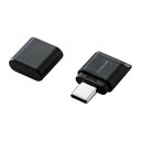 ELECOM MR3C-C012BK メモリリーダライタ Type-Cコネクタ 直挿しタイプ microSD専用 ブラック