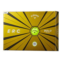 キャロウェイ(Callaway) ERC ゴルフボール 2019年モデル ボールドイエロー 1ダース(12個入り) 【日本正規品】の画像