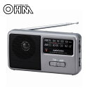 OHM AudioComm AM/FM ポータブルラジオ RAD-F1771M