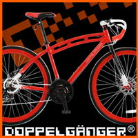【DOPPELGANGER(R)D12 SPEEDMETALロードバイク】軽量化とともに、細身のスマートなルックスへとデザイン性も追求した700Cロードバイク。【マラソン1207P10】