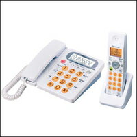 【Pioneer(パイオニア)デジタルコードレス電話機 TF-VD1200-W ホワイト】お年寄りでも数字や文字が認識しやすい「液晶バックライト」が親機と子機の両方に搭載【マラソン1207P10】