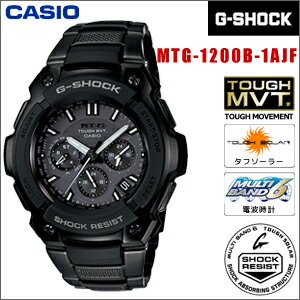 10P01Feb14、upup7、CASIO(カシオ)G-SHOCK 電波ソーラー腕時計 MTG-1200B-1AJF